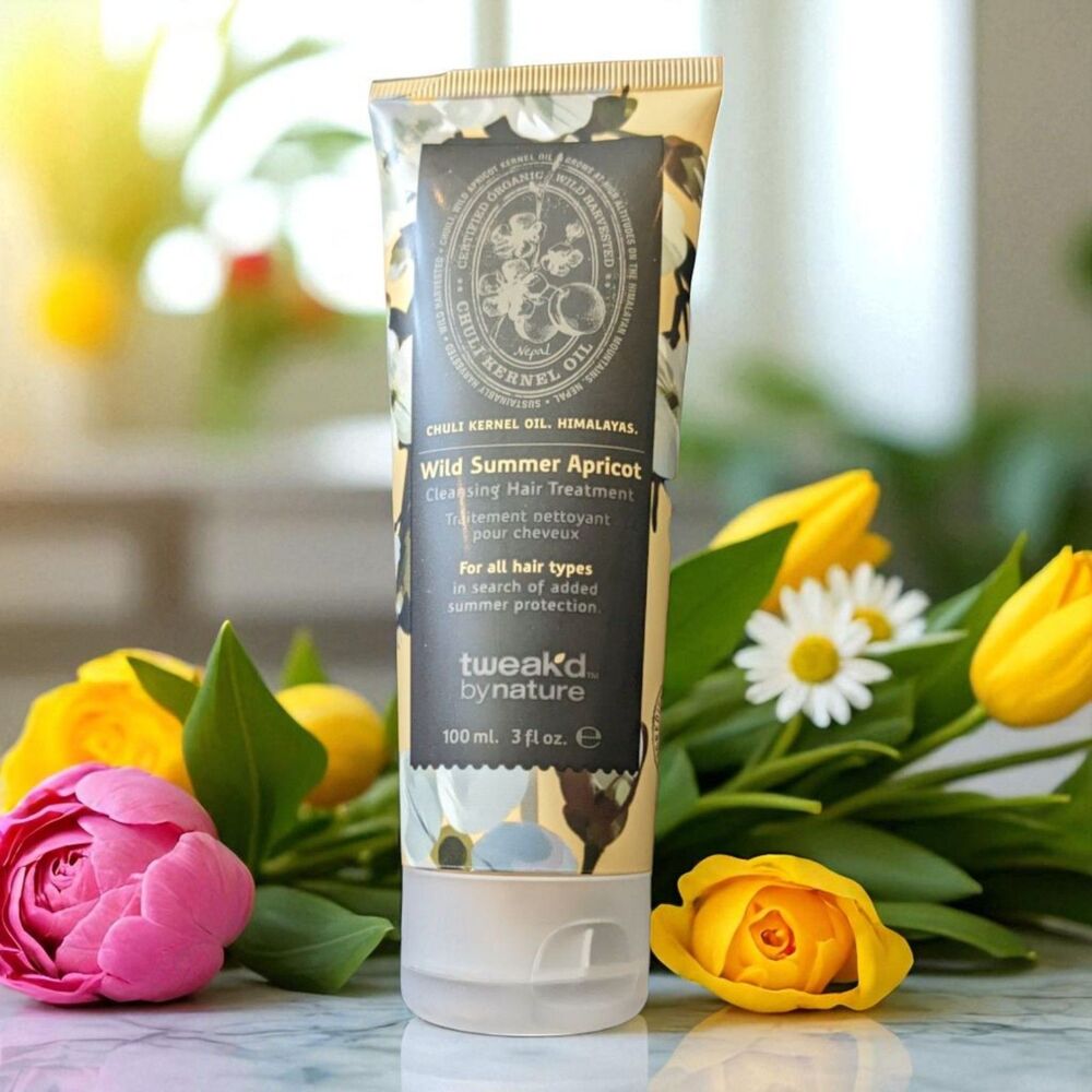 Tweak'd By Nature Wild Summer Apricot Cleansing Hair Treatment 3oz. QVC New